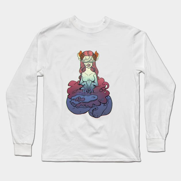 Siren of the Bayou Long Sleeve T-Shirt by Caiwin